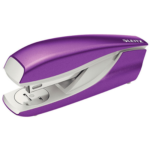 LEITZ NEXXT WOW STAPLER 30SHT PURPLE BLISTER