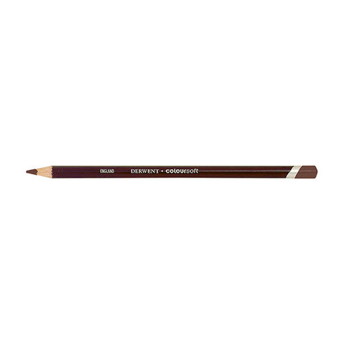 DERWENT COLOURSOFT PENCIL MID BROWN C600 (Box of 6)
