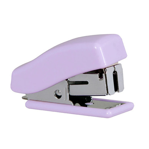 MARBIG MINI STAPLER W/STAPLES PASTEL PURPLE