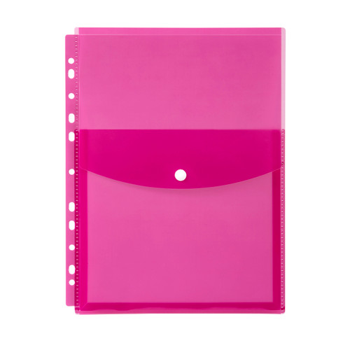 MARBIG TOP OPEN BINDER POCKET PINK *** While Stocks Last ***