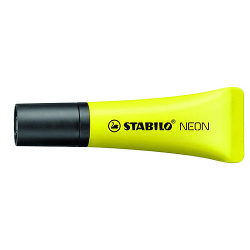 STABILO NEON HIGHLIGHTER YELLOW