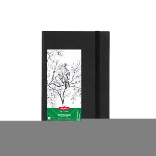 DERWENT ACADEMY HARDCOVER CASEBOUND VISUAL ART DIARY A5 PORTRAIT (128 PAGES)