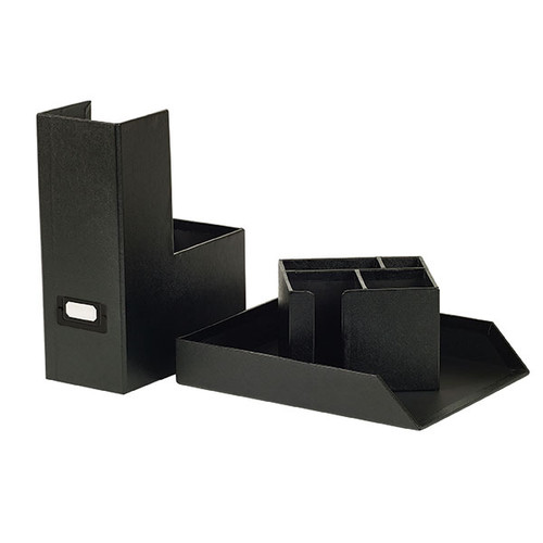 ESSELTE PREMIUM DESK ACCESSORIES PACK BLACK *** While Stocks Last ***