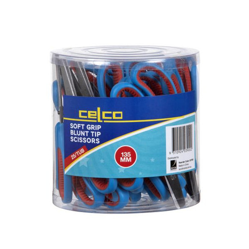 CELCO SOFT GRIP SCISSORS 135MM (EACH)