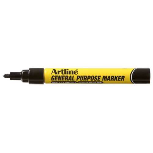 ARTLINE GENERAL PURPOSE PERMANENT MARKER BLACK