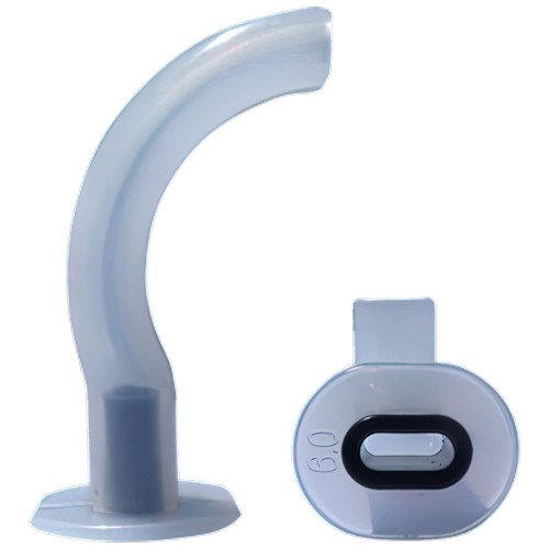 Grey Child Sterile Guedel Airway Size #0, 60mm Diameter (ISO 5.5)