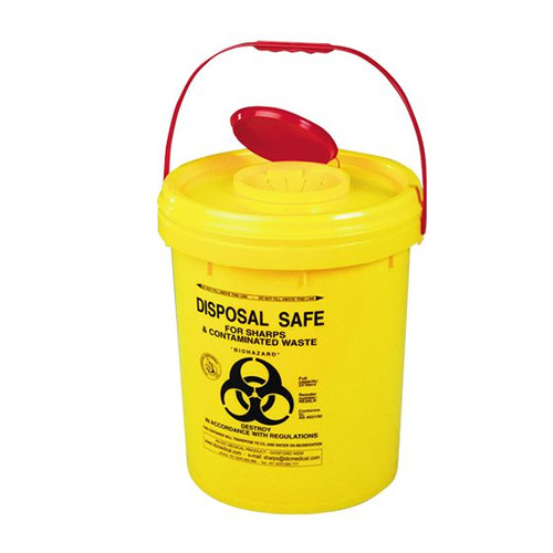 AEROHAZARD Sharps Disposal Container 23L, Each