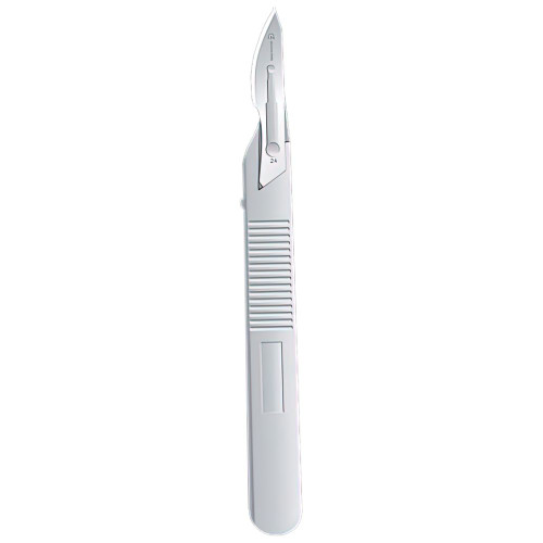 AEROINSTRUMENTS Disposable No 24 Scalpel Blade & Handle Sterile, Each