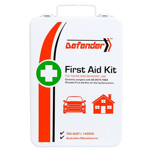 DEFENDER 3 Series Metal Tough First Aid Kit 17 x 6.5 x 24cm