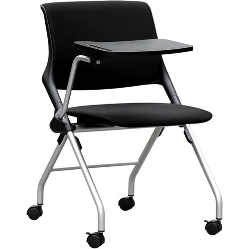 CROSS-TRAINING CHAIR W 550 x D 600 x H 840mm Black with Tablet
