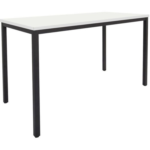 Rapidline Tall Drafting Table 1500Wx750Dx900mmH Black Frame Natural White Top