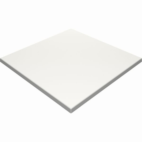 Square Table Top Only For Indoor or Outdoor Use Size 800Wx800Dmm White Finish