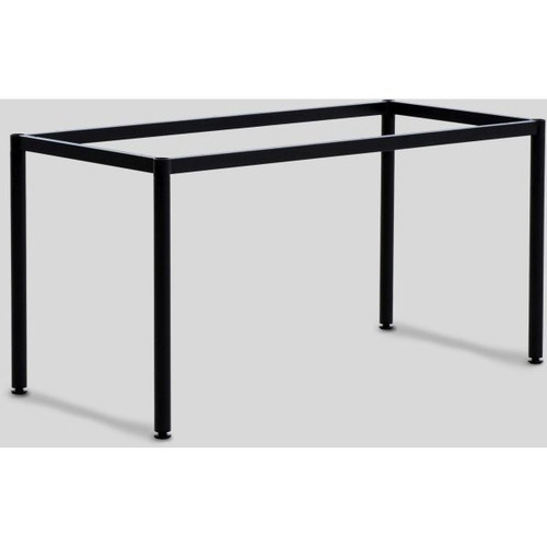 TABLE FRAME WITH CYLINDER LEGS W 1500 x D 750mm Black