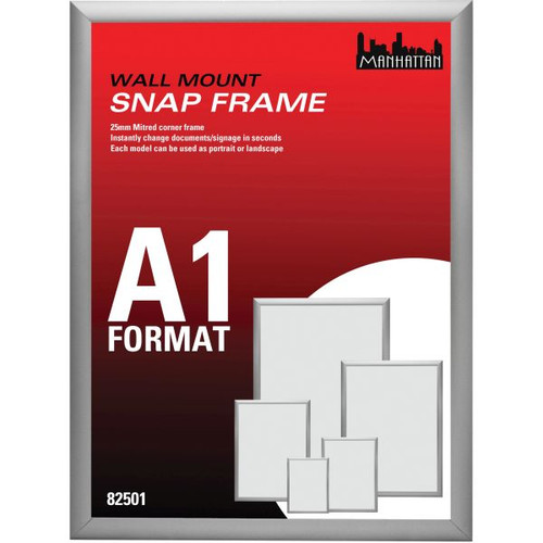 MANHATTAN STANDARD SNAP FRAME A1 SILVER