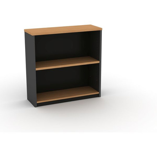 BOOKCASE 900(W) X 320(D) X 900(H) BEECH / CHARCOAL