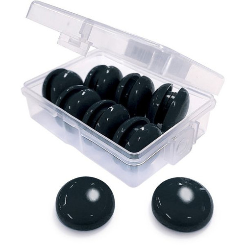VISIONCHART WHITEBOARD MAGNETS 20mm Black Pack of 16