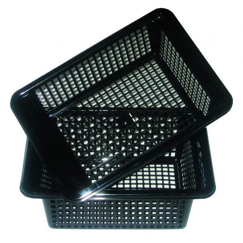ITALPLAST Cleaning Handy Basket 350 x 240 x 130 mm- Black, Each