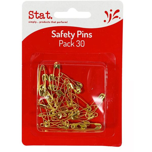SOVREIGN SAFETY PINS GOLD PK30