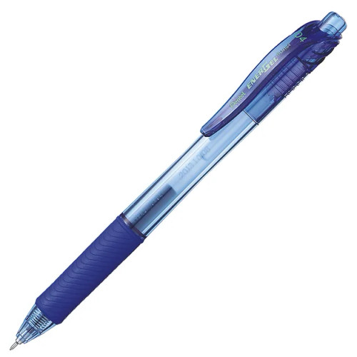 Pentel Energel BLN104 Gel Pen 0.4mm Fine Tip Blue, Box of 12