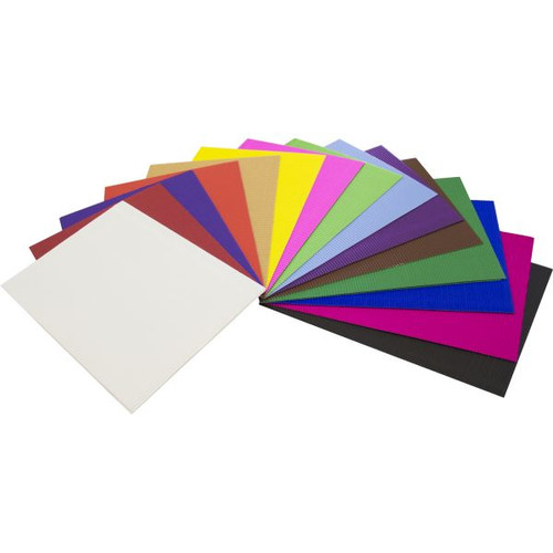 RAINBOW CORRUGATED BOARD A4 D/SIDED ASSORTED (Pack of 25)
