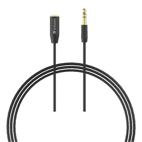 Verbatim 3.5mm Auxiliary Audio Cable 3m Black