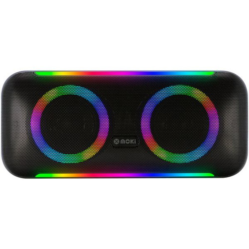 Moki Pro Portable Street Party 2 x 10W Wireless LED Speaker With True Wireless Stereo