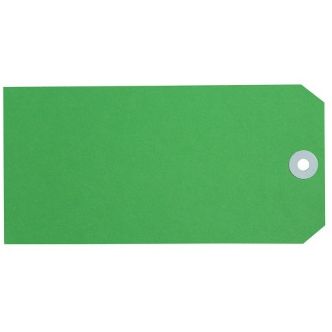 AVERY SHIPPING TAGS SIZE 8 160MM X 80MM GREEN BOX 1000