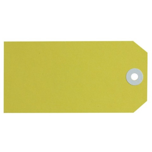 AVERY SHIPPING TAGS Size 5 120x60mm Yellow Box of 1000