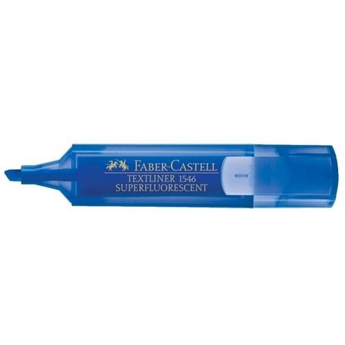 Faber-Castell Textliner 46 Highlighter Ice Superfluorescent Blue, Each
