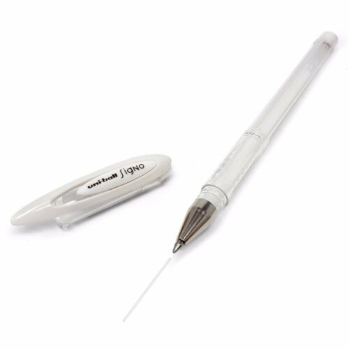 UNIBALL SIGNO ANGELIC GEL PEN PASTEL , 0.8MM WHITE BOX/12