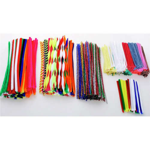 JASART PIPE CLEANERS CHENILLE ASSTD COLS 1.2X15CM (Pack of 50)