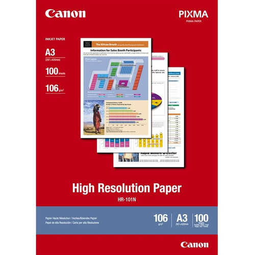 CANON A3 HIGH RESOLUTION PAPER HR-101NA3 110GSM PK100
