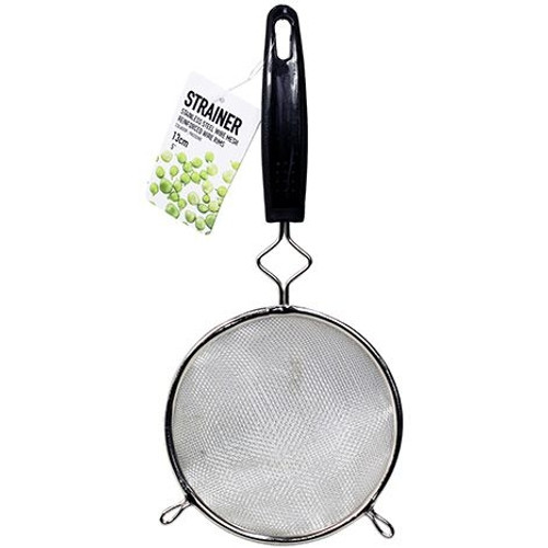 Stainless Steel Wire Mesh Strainer With Plastic Handle 13cm