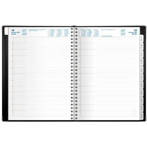 UPWARD DIARY A4 DAY TO PAGE WIRE-O DELUXE WITH TABS (Pre-Order Now for 2027) ** ETA 2/11/2026 **