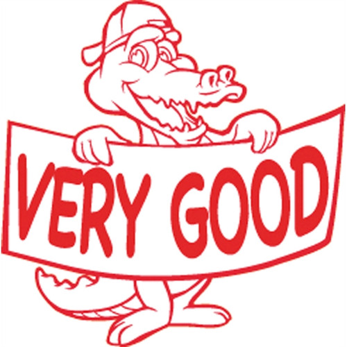 Shiny Merit Stamp - Very Good Crocodile - Red