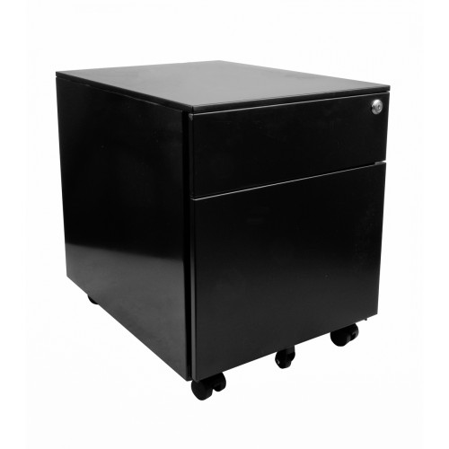 Movida Squat Mobile Pedestal Black 520 X 580 X 440 (H) mm