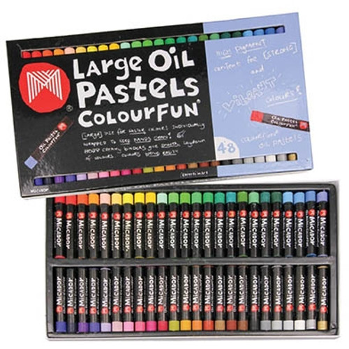 MICADOR LARGE OIL PASTELS BX48