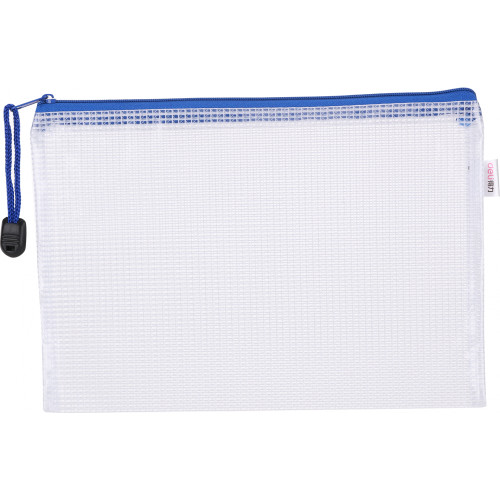 Deli Mesh Zip Pouch A5 Pencil Case Assorted Colours (Each)