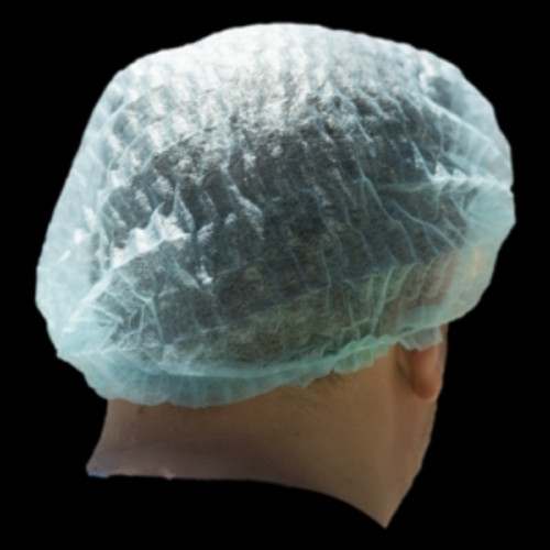 Disposable Hair Nets Bouffant (Cover) 21″ Blue Crimped Carton of 1000