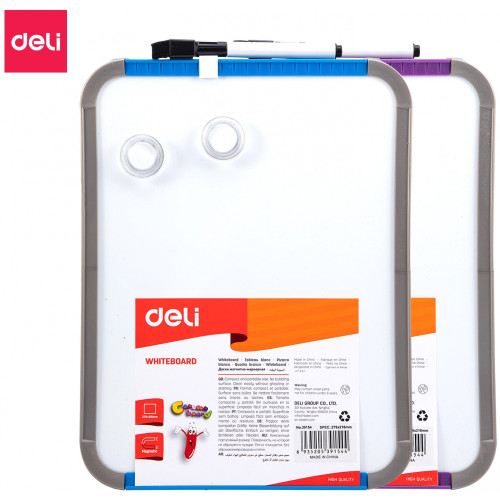 Deli Student Whiteboard A4 Magnetic 279 x 216 mm Pack of 24