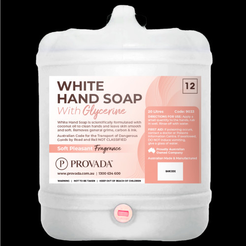 Provada White Hand Soap with Glycerine 20L