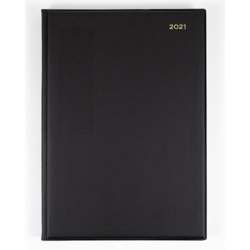 Collins Belmont Diary Week To View A4 Black (Sold Out for 2026)