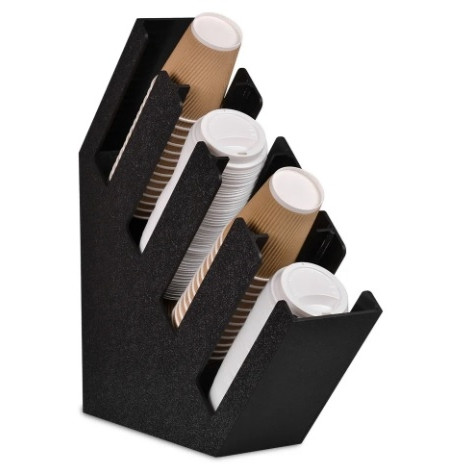 COFFEE CUP DISPENSER - Holds Cups & Lids (Cups and Lids not included) C04CPTA1