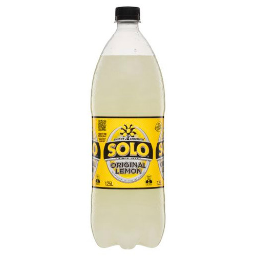 SOLO LEMON SOFT DRINK 1.25L