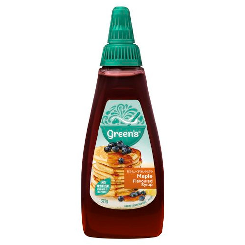 GREENS SYRUP MAPLE 375GM
