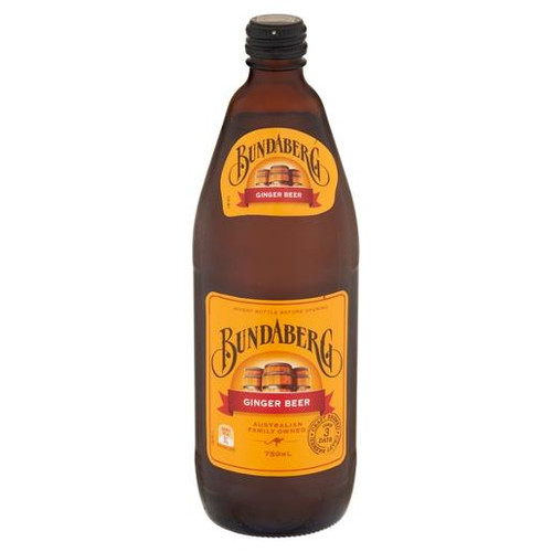BUNDABERG GINGER BEER 750ML