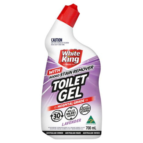 WHITE KING LAVENDER TOILET GEL WITH STAIN REMOVER 700ML