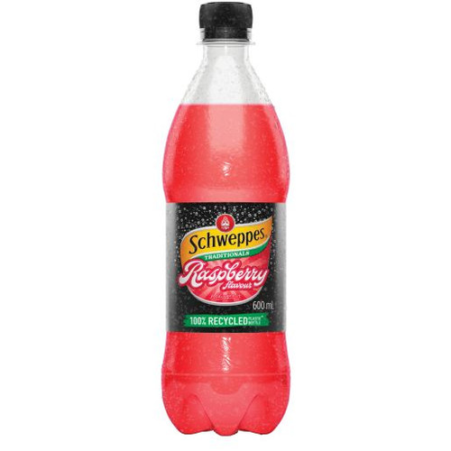 SCHWEPPES TRADITIONAL RASPBERRY 600ML