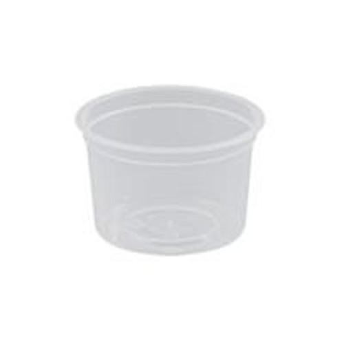 CAST AWAY CONTAINER ROUND 120ML PLASTIC (CA-C4) 50S