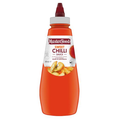 MASTERFOODS SWEET CHILLI SAUCE SQUEEZY 500ML